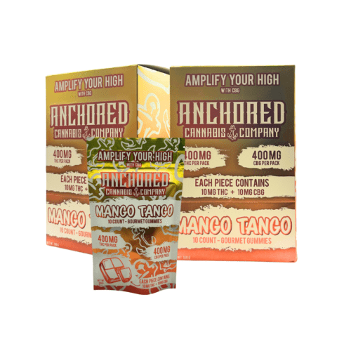 Anchored - Mango Tango 40mg THC : 40mg CBG Gummy 10ct. - Image 3