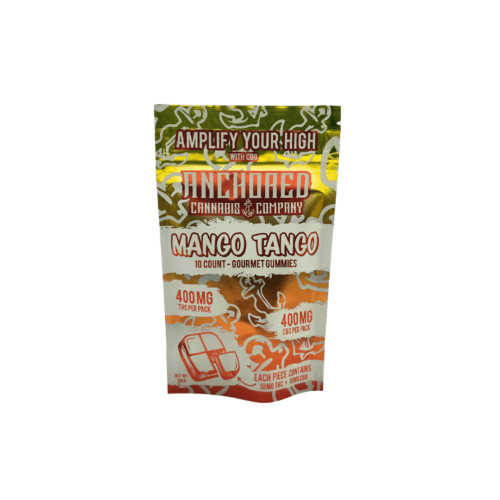Anchored - Mango Tango 40mg THC : 40mg CBG Gummy 10ct. - Image 4