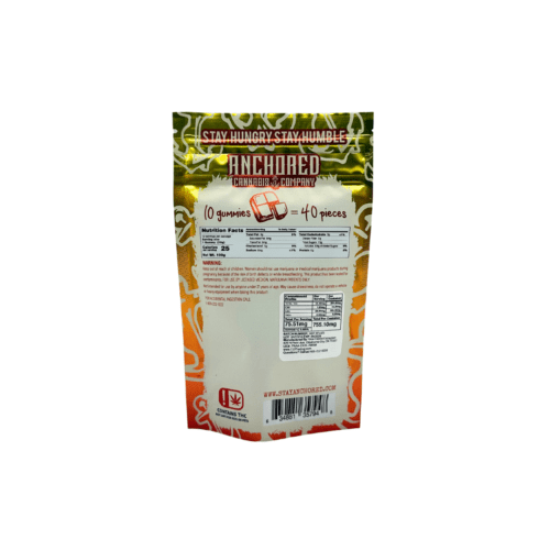 Anchored - Mango Tango 40mg THC : 40mg CBG Gummy 10ct. - Image 5