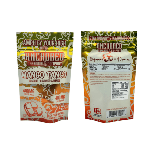 Anchored - Mango Tango 40mg THC : 40mg CBG Gummy 10ct. - Image 6