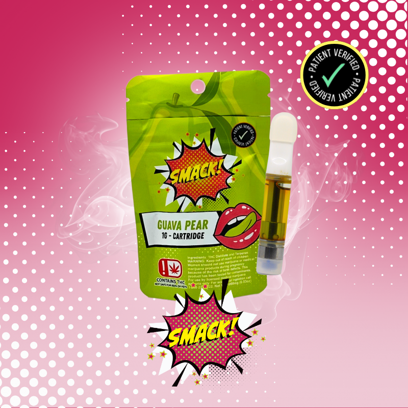 Smack - 1g THC - Vape Cart - Guava
