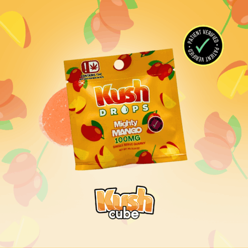 Kush Drops - SINGLE - 100mg THC - Mighty Mango