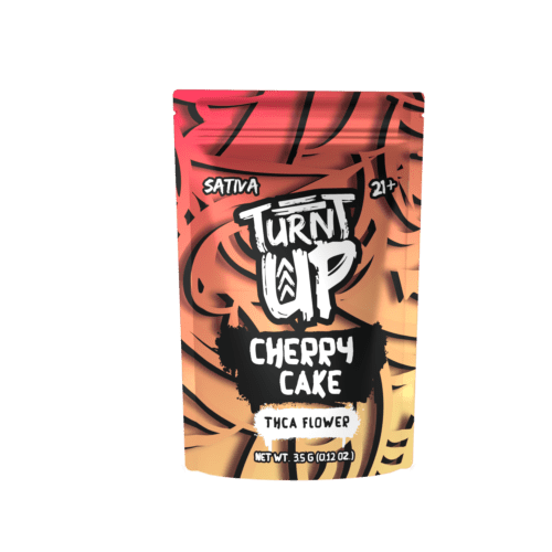 TURNT UP - THCA FLOWER 3.5G BAG - CHERRY CAKE - 5pk