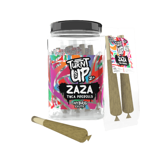 TURNT UP - PRE-ROLL - ZAZA 2PK - 25CT JAR