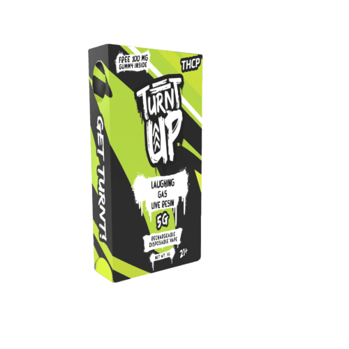 TURNT UP - THCP w/ THCA LIQUID DIAMONDS 5G DISPOSABLE - LAUGHING GAS - 5pk