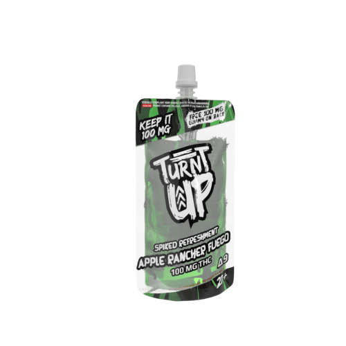 TURNT UP - DELTA 9 SPIKED REFRESHMENT - APPLE RANCHER FUEGO 100MG
