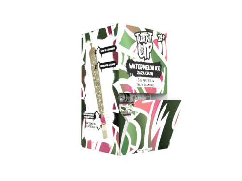 TURNT UP - THCA - ZAZA CRUSH PRE-ROLL MASTER BOX - WATERMELON ICE - 75CT