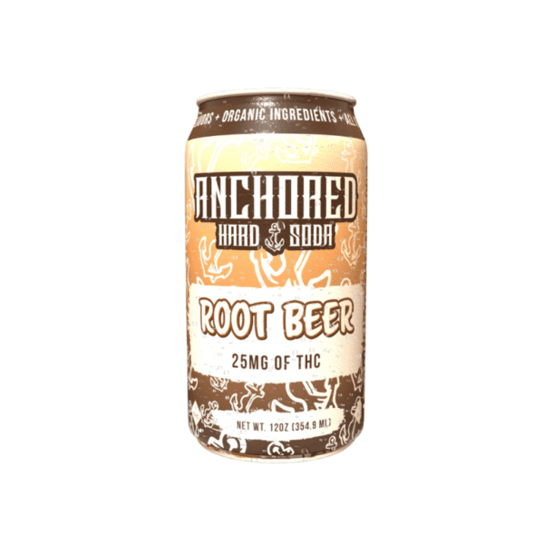Anchored - Hard Soda - Root Beer - 25mg - 4pk