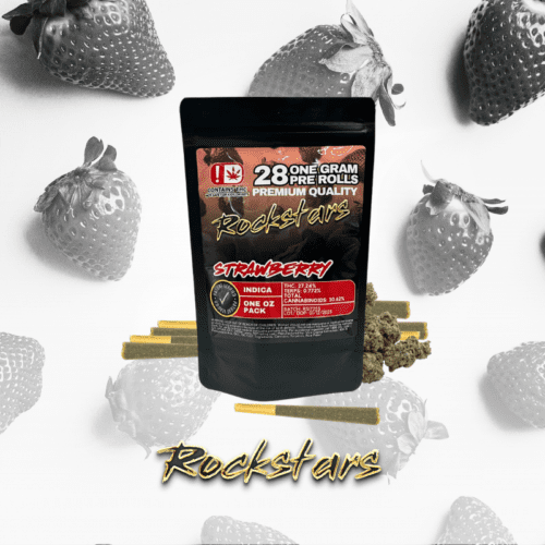 Rockstars - 28g Pre Roll Pack - Strawberry