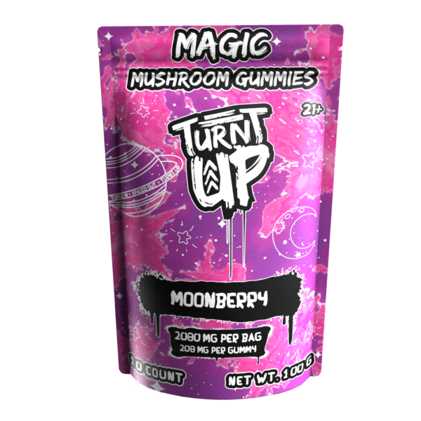 TURNT UP - MAGIC MUSHROOM - MOONBERRY 10ct - 5pk