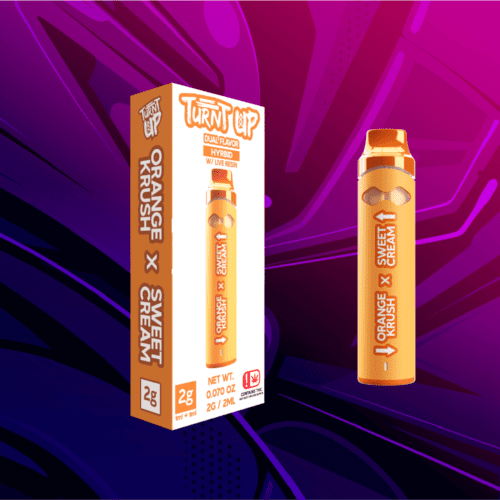 Turnt Up - 2g Disposable - Orange Krush x Sweet Cream