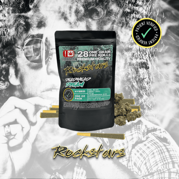 Rockstars - 28g Pre Roll Pack - Deadhead Dream