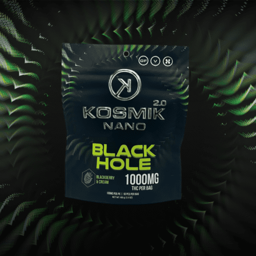Kosmik 2.0 | Edible | Nano Blackhole | Green - Blackberry & Cream | 1000mg:10ct