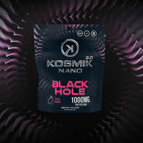 Kosmik 2.0 | Edible | Nano Blackhole | Pink - Peach Mango | 1000mg:10ct