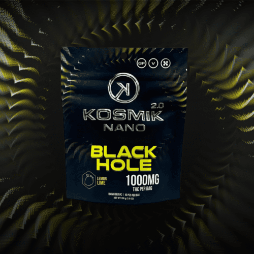 Kosmik 2.0 | Edible | Nano Blackhole | Yellow - Lemon Lime | 1000mg:10ct